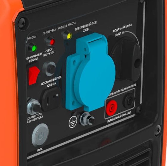 Бензиновый инверторный генератор Zongshen BQH 2200 E мини фото