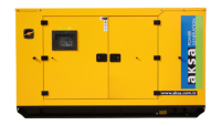 Дизельный генератор Aksa APD135A в кожухе  фото