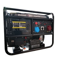 Бензиновый генератор Zammer S13000CX3 передвижной фото
