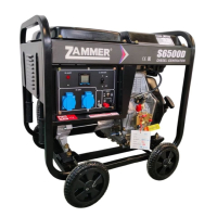 Дизельный генератор Zammer S6500D S6500D переносной фото