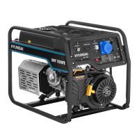 Бензиновый генератор Hyundai HHY 7020FE для дачи фото