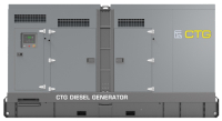 Дизельный генератор CTG 715P в кожухе с АВР (альтернатор Leroy Somer)  промышленный фото