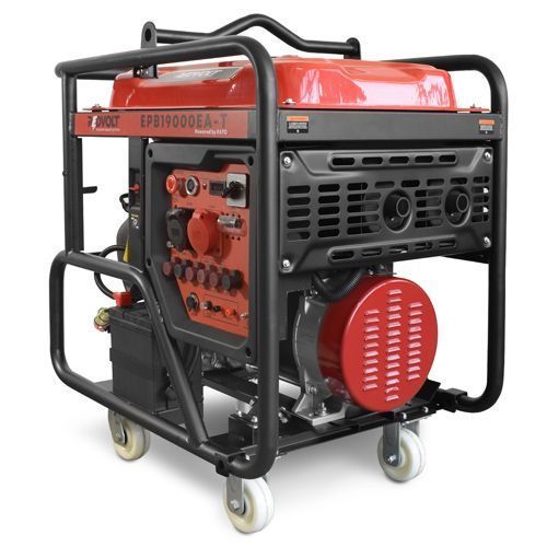 Бензиновый генератор REDVOLT EPB19000EA-T передвижной фото