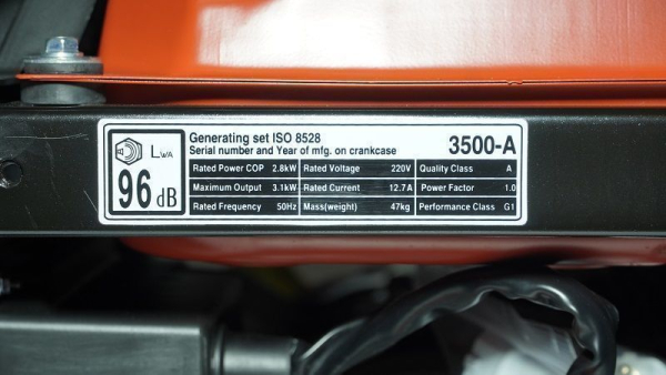 Бензиновый генератор Loncin LC3500-AS мини фото