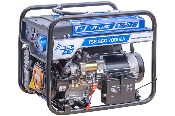 Бензиновый генератор ТСС SGG 7000EA в кожухе МК-1.1 фото