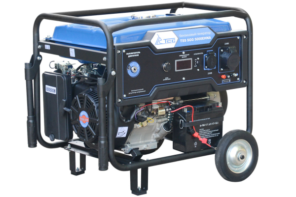 Бензиновый генератор ТСС SGG 5000EHNA для дома фото
