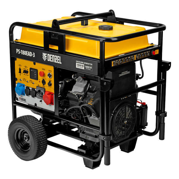 Бензиновый генератор DENZEL PS-180EAD-3 2-х тактный фото
