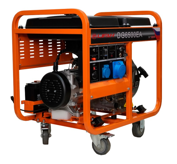 Дизельный генератор Lifan DG6500EA 00157306 для газового котла фото