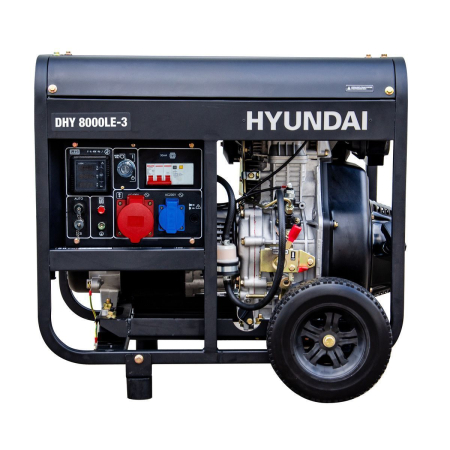 Дизельный генератор Hyundai DHY 8000LE-3 Дизельный генератор Hyundai DHY 8000LE-3 фото