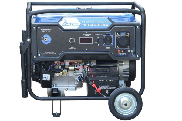 Бензиновый генератор ТСС SGG 5000EHNA для гаража фото