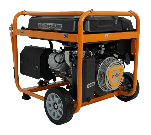 Бензиновый генератор Lifan 10500EA-3U с датчиком моточасов (с мощн без огранич при 1-но и 3-х фазном режиме) передвижной фото