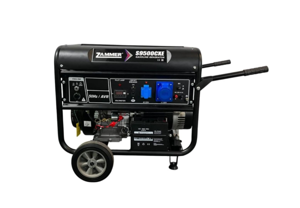Бензиновый генератор Zammer S9500CXE - 8кВт портативный фото