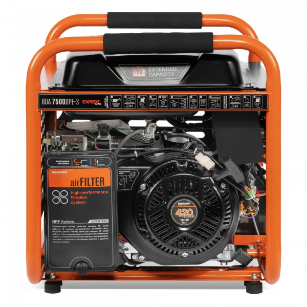 Бензиновый генератор DAEWOO GDA 7500 DPE-3 для дома фото