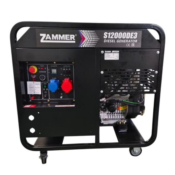 Дизельный генератор Zammer S12000DE3 S12000DE3 переносной фото