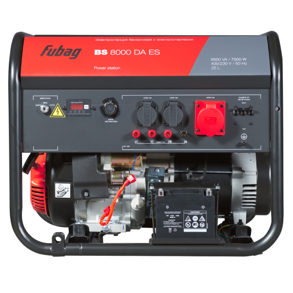 Бензиновый генератор Fubag BS 8000 DA ES + Комплект колес и ручек FUBAG + 4Т Extra в ПОДАРОК 4-х тактный фото