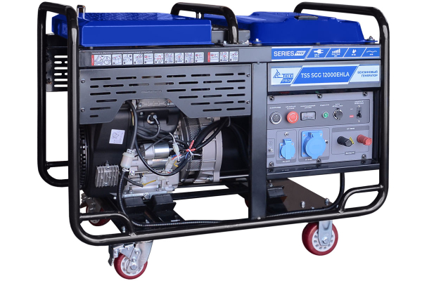Бензиновый генератор ТСС SGG 12000EHLA в кожухе МК-2.1 2-х тактный фото