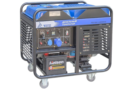 Дизельный генератор ТСС SDG 14000EHA в кожухе МК-3.1 фото