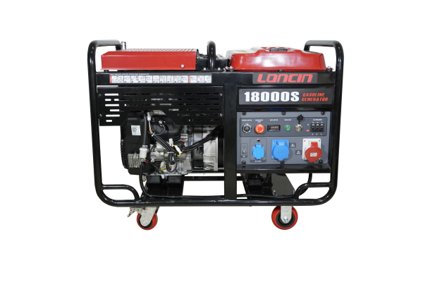 Бензиновый генератор Loncin LC18000S, 3-х фазный 2-х тактный фото