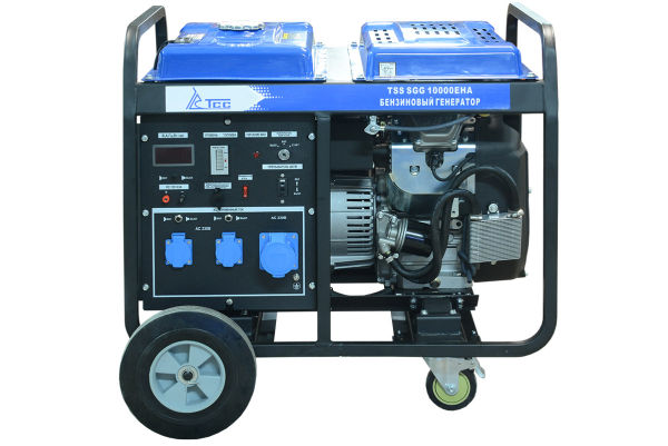 Бензиновый генератор ТСС SGG 10000EHA в кожухе МК-2.1 для дома фото