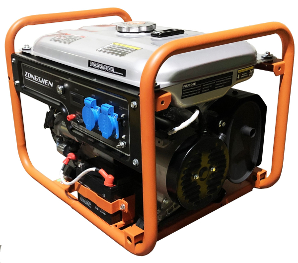 Бензиновый генератор Zongshen PB 3300 E мини фото