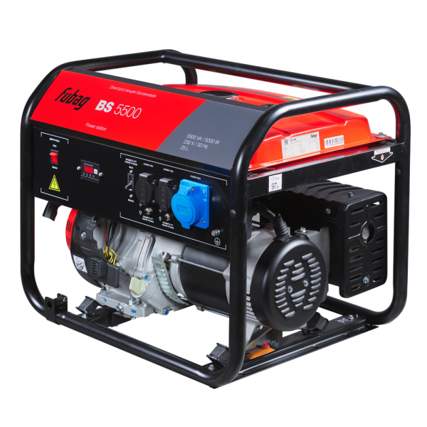 Бензиновый генератор Fubag BS 5500 для дачи фото