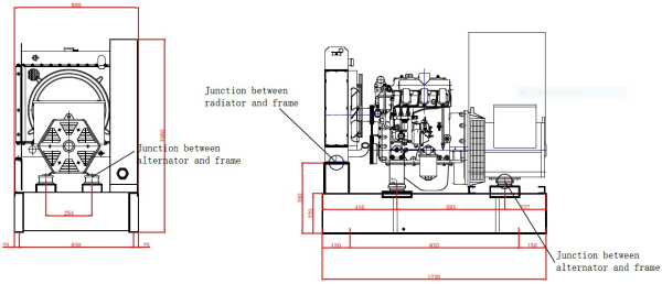 Дизельный генератор ТСС ЭД-8-230-2РПМ5 на шасси с АВР 039333 на шасси фото