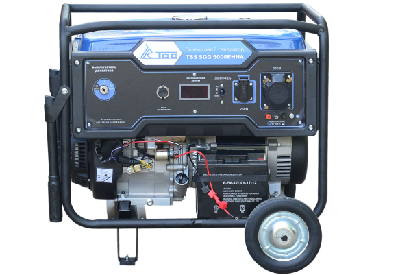 Бензиновый генератор ТСС SGG 5000EHNA для дома фото