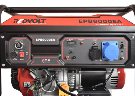 Бензиновый генератор REDVOLT EPB6000EA фото