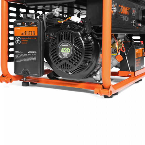 Бензиновый генератор DAEWOO GDA 7500 DFE для газового котла фото