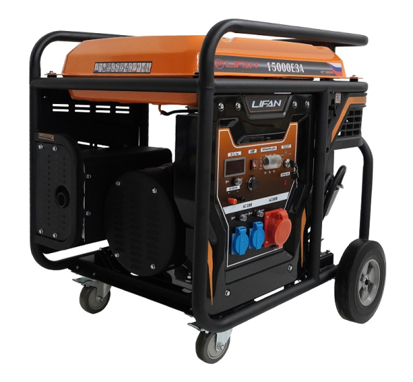 Бензиновый генератор Lifan 15000E3A для дома фото