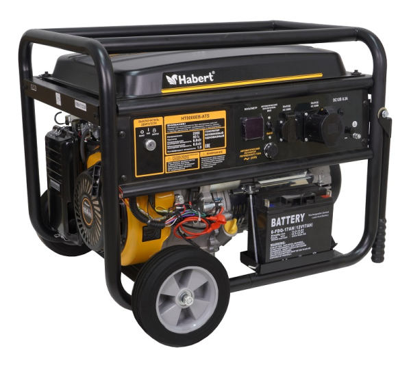 Бензиновый генератор Habert HT8000EB-ATS фото