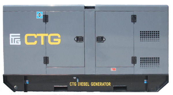 Дизельный генератор CTG AD-345RE в кожухе  фото