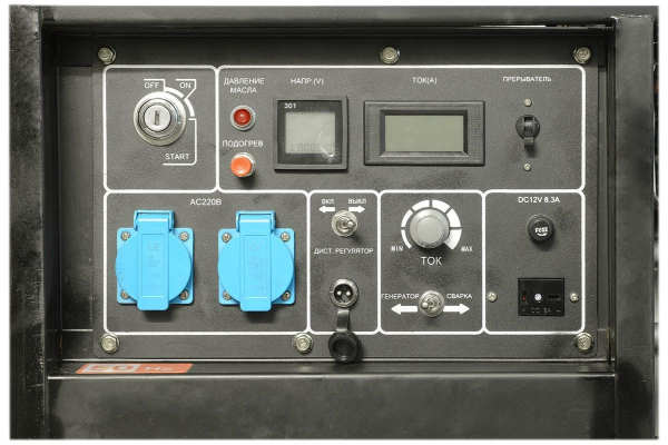 Дизельный сварочный генератор ТСС PRO DGW 3.0/250E-R 022833 для газового котла фото