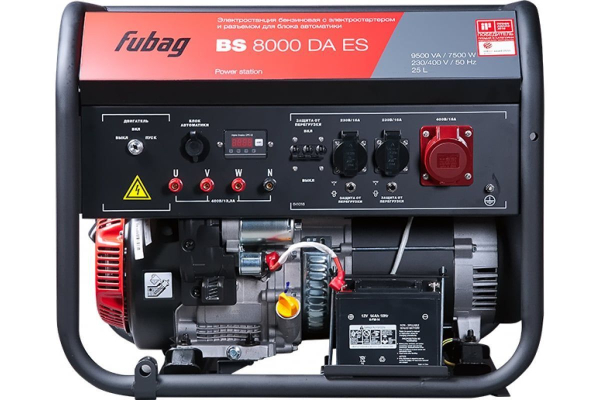 Бензиновый генератор Fubag BS 8000 DA ES фото