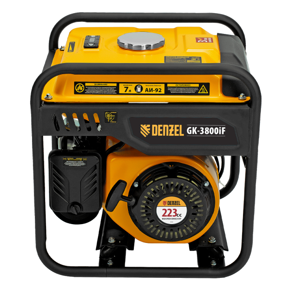 Бензиновый инверторный генератор DENZEL GK-3800iF синхронный фото
