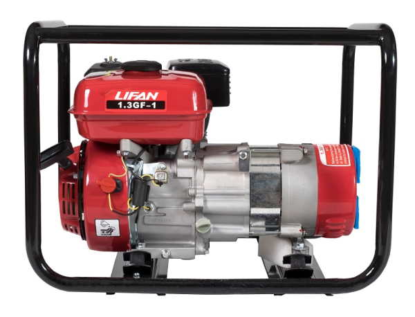 Бензиновый генератор Lifan 1.3 GF-1 на колесах фото
