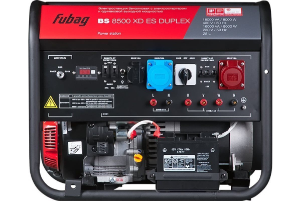 Бензиновый генератор Fubag BS 8500 XD ES DUPLEX для дома Бензиновый генератор Fubag BS 8500 XD ES DUPLEX для дома фото