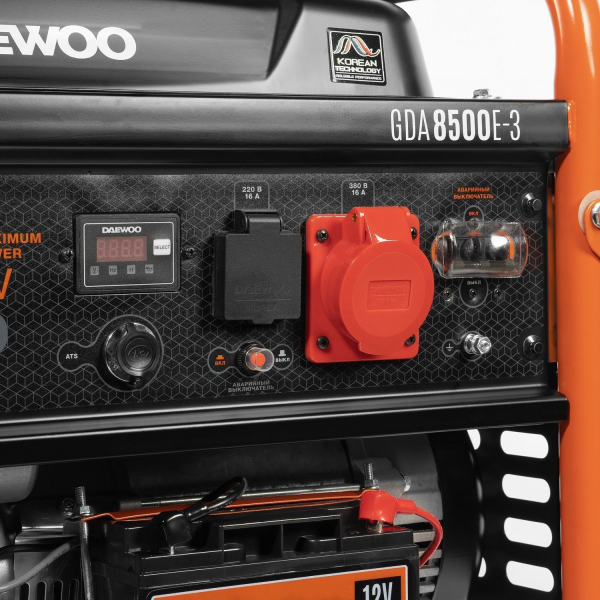 Бензиновый генератор DAEWOO GDA 8500E-3 для дома Бензиновый генератор DAEWOO GDA 8500E-3 для дома фото