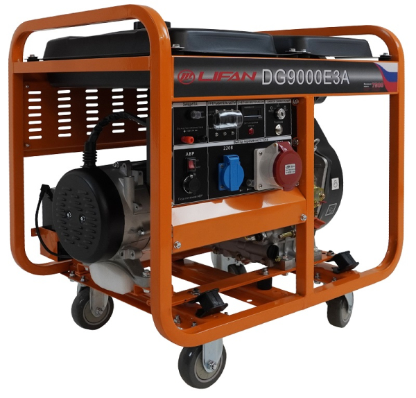 Дизельный генератор Lifan DG9000E3A 00159885 для дома фото