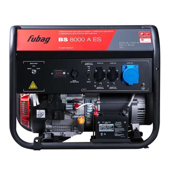 Бензиновый генератор Fubag BS 8000 A ES для дома фото