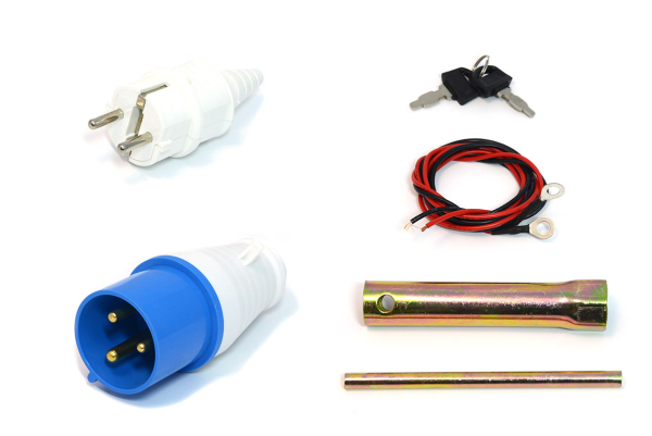 Бензиновый генератор ТСС SGG 7000EA в кожухе МК-1.1 резервный фото