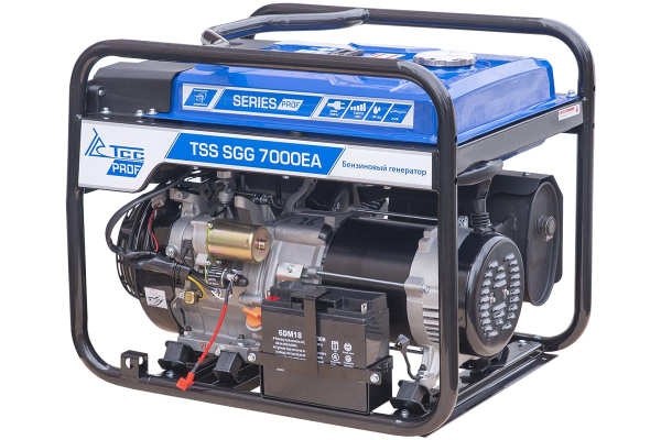 Бензиновый генератор ТСС SGG 7000E3A с в кожухе МК-1.1 2-х тактный фото