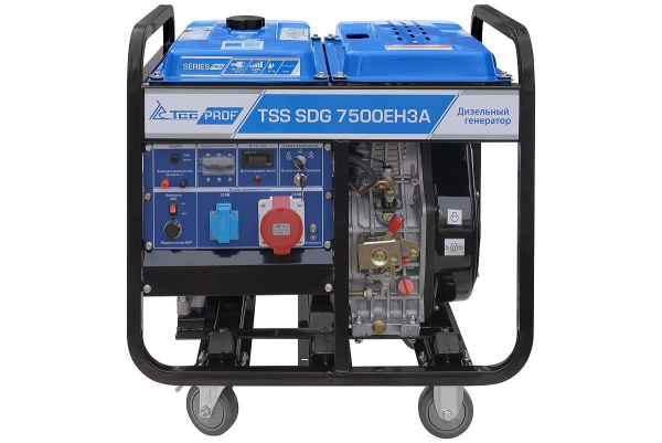 Дизельный генератор ТСС SDG 7500EH3A 100027 портативный Дизельный генератор ТСС SDG 7500EH3A 100027 портативный фото