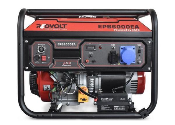 Бензиновый генератор REDVOLT EPB6000EA для дома Бензиновый генератор REDVOLT EPB6000EA для дома фото