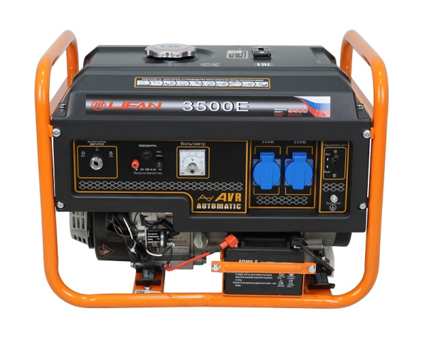 Бензиновый генератор Lifan 3 GF-7 (LF3500E) мини фото
