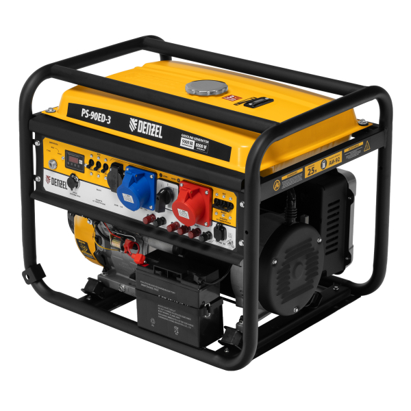 Бензиновый генератор DENZEL PS 90 ED-3 2-х тактный фото