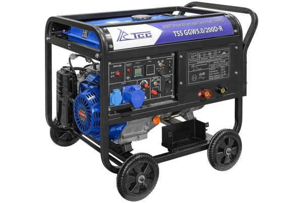 Бензиновый сварочный генератор ТСС GGW 5.0/200D-R фото