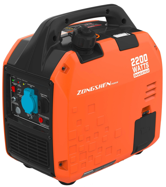 Бензиновый инверторный генератор Zongshen BQH 2200 E мини фото