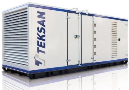 Дизельный генератор TEKSAN TJ1100BD5L в кожухе фото