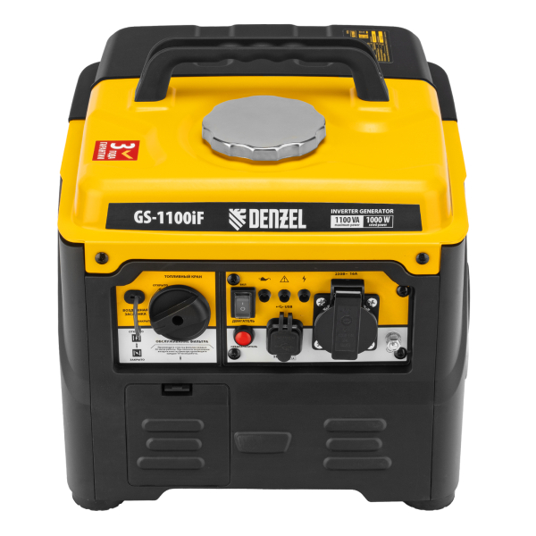 Бензиновый инверторный генератор DENZEL GS-1100iF 2-х тактный фото
